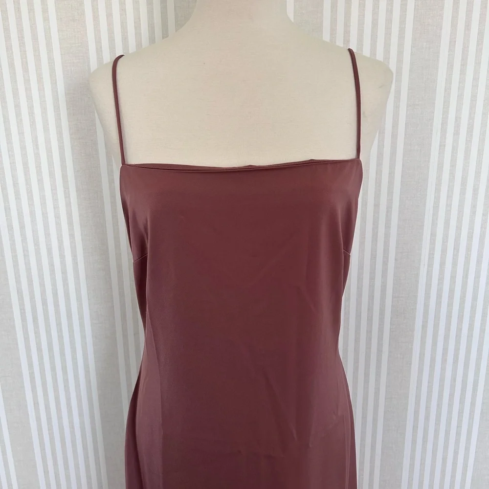 NBD Malia Midi Slip Dress in Mauve Women’s Size Medium NWT Low Back - Picture 7 of 14